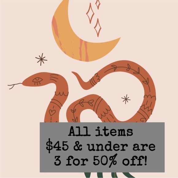 All items $45 and under are 3 for 50% off when bundled! - Picture 5 of 5